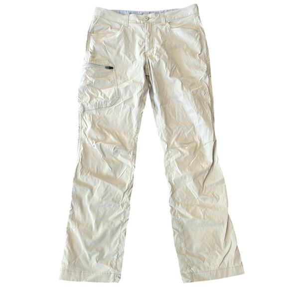 Eddie Bauer Men's Zip Cargo Pocket Hiking Pants Khaki Size 32x32 - Picture 1 of 12